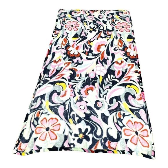 Vera Bradley MOD PAISLEY Fleece THROW BLANKET 50" x 80" Boho Plush Couch Chair - Picture 1 of 5